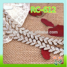 Cheerfeel bling bling decorative cheap rhinestone chain trim